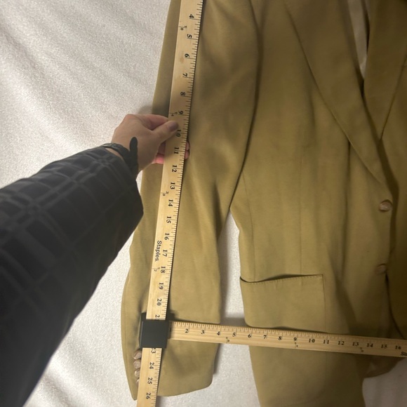 Lanvin Tan Men's Blazer Jacket Vintage - Picture 10 of 16